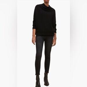 Allsaints Ridley Funnel Neck Wool Cashmere Sweater